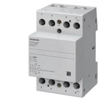 SIEMENS Contactor 40a Ac1 440vac 4no 5tt58400