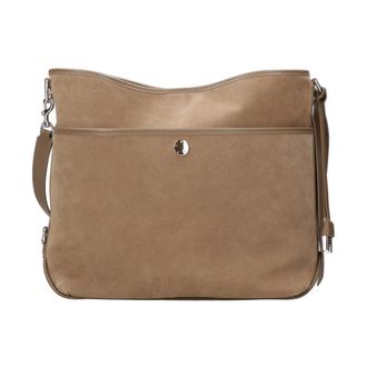 Hogan Shoulder Bags, female, Beige, Size: ONE SIZE Hocket Medium Hobo Bag