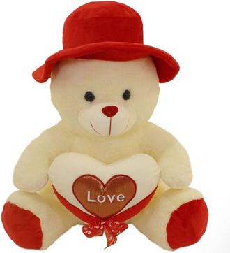 Trade Shop Trade Shop - Peluche Orso Con Cuorel Pupazzo Bambini Orsacchiotto Idea Regalo San Valentino