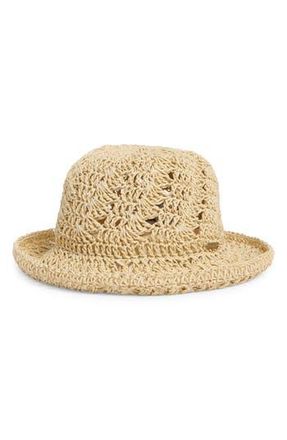 Steve Madden Boho Straw Bucket Hat in Natural at Nordstrom Rack