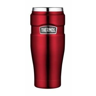 Thermos Taza T&eacute;rmica Thermos De 0,47 L, Roja, De Acero Inoxidable Y Doble Pared