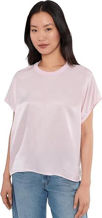 Michael Stars Flow T-Shirts Womens Clothing Blush : XL (US 10-12), Rayon/Viscose