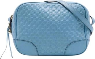 Gucci Borsa a tracolla in pelle goffrata Pre-owned - - Pre-owned - Donna - Blu - ONE SIZE