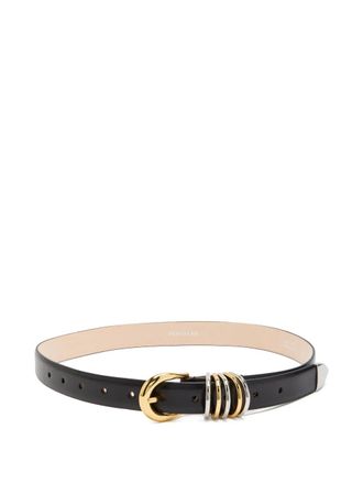 D&eacute;hanche leather belt - women - Calf Leather - 70 - Black