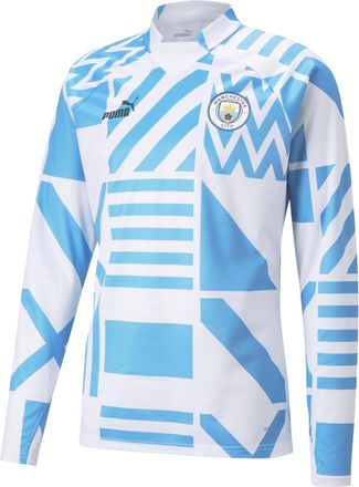 Puma Heren Manchester City FC Sweatshirt (Wit/blauw)