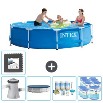 Intex Piscina Con Estructura Redonda - 305x76 Cm - 8-piezas Scb17