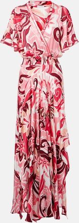 Poupette St Barth Abito lungo Mabelle in raso