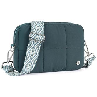 Generic Crossbody Wallet Purse for Women and Girls, Crossbody Bags with Graphic In Adjustable Strap Portable Lightweight Shoulder Sling Bag (Green)