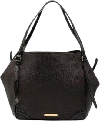 Burberry Pre-owned Canterbury Tote Bag - Dames - Vintage Schoudertas - Bruin - ONE Size - Leer - Vintage