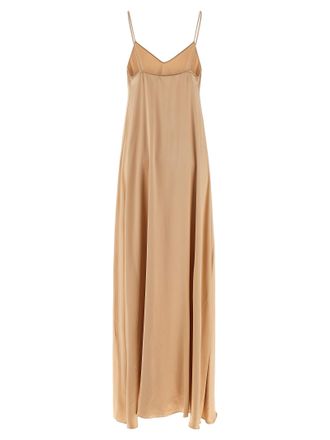 Ferragamo Viscose Maxi Dress - Beige