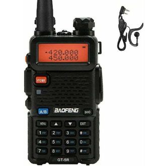 Elle Walkie-talkie Baofeng Uv5r De 5 W, Frecuencias Vhf De 136174 Mhz Y Uhf De 400520 Mhz, Hasta 36 Horas De Duraci&oacute;n De La Bater&iacute;a, Antena De Alta Gananci