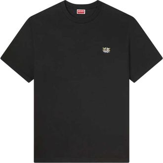 Kenzo besticktes Baumwoll-T-Shirt mit der Aufschrift Kenzo Wild Tiger