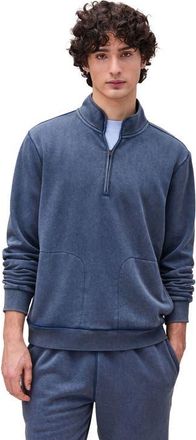 Richer Poorer Inc. The Recycled Fleece Quarter Zip in Mineral Moonlit Ocean at Nordstrom, Size Xx-Large