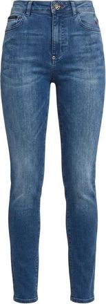Philipp Plein High-waist Jeggings - Dames - Skinny Jeans - Blauw - W31 - Denim - Jeans