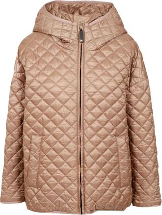 Max Mara Down Jassen - Dames - Gewatteerde jassen - Geel - S - Jassen