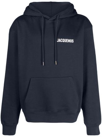 Jacquemus Le Sweatshirt Jacquemus hoodie - unisex - Organic Cotton - 3XL - Blue