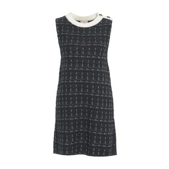 Liu Jo Kleedjes, Dames, Zwart, L, Elegante Zwarte Jurk Aw 25