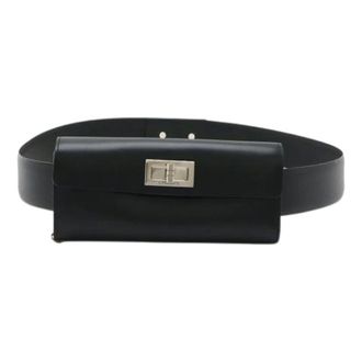 Chanel Pre-owned Belt Bags, female, Black, Size: ONE SIZE Pre-owned Vintage Clutch Bag