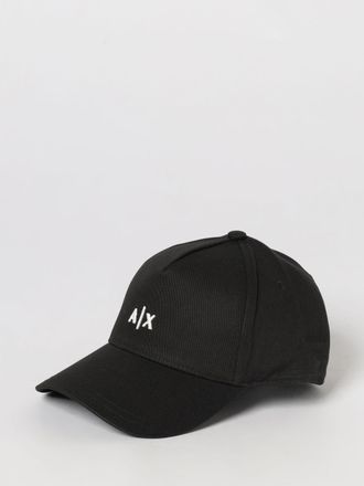 A|X Armani Exchange Cappello in cotone con logo ricamato
