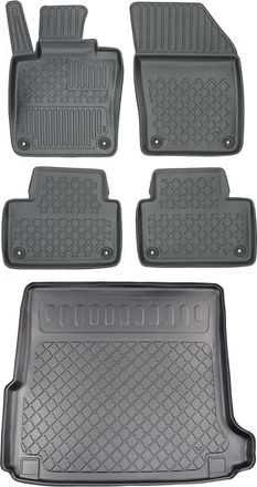OEM Juego De Alfombrillas Para Coche Y Maletero Para Volvo V60 Ii Kombi A Partir De Julio De 2018