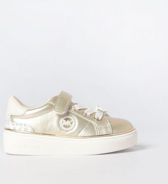 Michael Kors Sneakers in pelle laminate e cotone spalmato