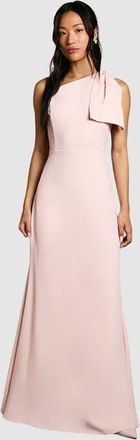 Coast One Shoulder Maxi Bridesmaid Dress in Blush at Nordstrom, Size 10