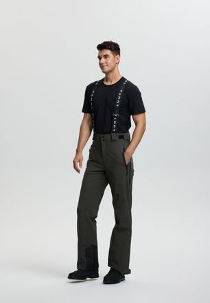 Luhta Skihose LUHTA LUHTA KORTEPOHJA, Herren, Gr. 48, N-Gr, schwarz olive, Obermaterial: 94% Polyester, 6% Elasthan. Futter: 94% Polyester, 6% Elasthan. Wat