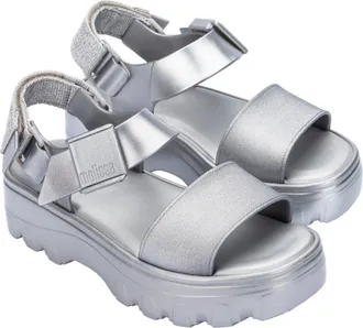 Melissa Kick Off Metallic Platform