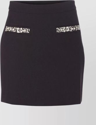 Liu Jo high waist mini skirt crystals