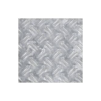 OEM 2 X Lamiera 37150 Striata Alluminio 12x100x0,15 Cm