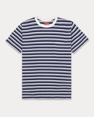 Fortela Yakut Striped T-shirt in Light Blue at Nordstrom, Size X-Large
