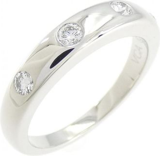 Van Cleef & Arpels Platinum Band Ring (Pre-Owned)