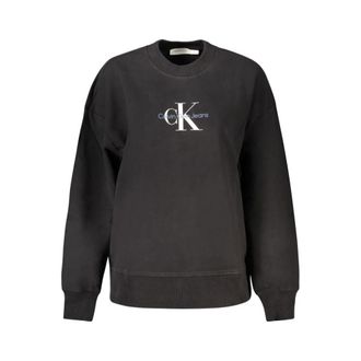 Calvin Klein Katoenen Trui - Dames - Sweatshirts - Zwart - XS - Katoen - Hoodies & sweatvesten