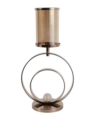 Sagebrook Home 22In Preble Small Bronze Hurricane