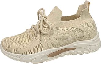 Generic Slip on Gym Trainers Running Shoes for Women UK Ladies Casual Shoes Breathable Versatile Sports Casual Soft Bottom Non Running Ladies Sports & Outdoor