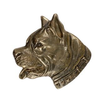 OEM American Staffordshire Terrier, Amstaff, Amstaf: Una Placa Conmemorativa Con Un Perro, Un Agradecimiento Personalizado, Un Premio, Un Diploma Con Una 
