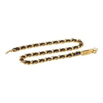 Chanel Pre-owned Belts, female, Black, Size: ONE SIZE Pre-owned Chain Belt