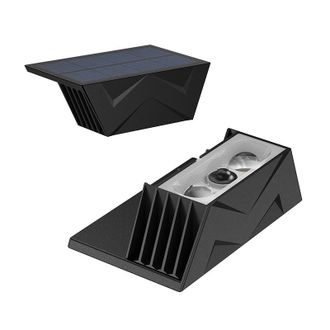 OEM Juego De 2 Luces Solares Para Exteriores, Se Encienden Autom&aacute;ticamente Al Anochecer, Son Impermeables, Ideales Para Escaleras O Como Luz De Pared Para