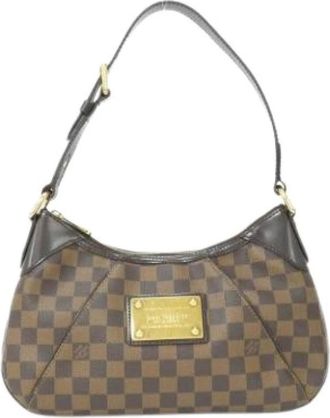 Louis Vuitton Pre-owned Canvas Schoudertas - Dames - Vintage Schoudertas - Bruin - ONE Size - Vintage
