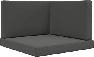 vidaXL Coj&iacute;n Para Sof&aacute; De Exterior Poli&eacute;ster Gris Antracita 80 X 80 Cm Vidaxl