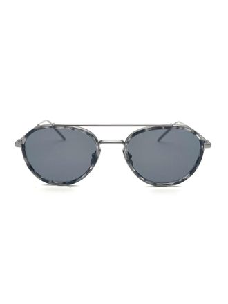 Thom Browne Oval Frame Sunglasses