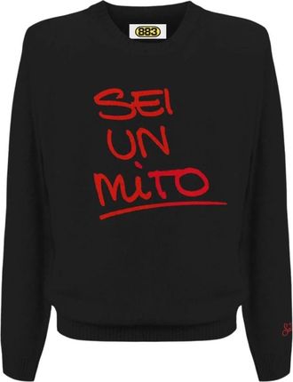 MC2 Saint Barth Maglieria Girocollo - - Knitwear - Uomo - Nero - L