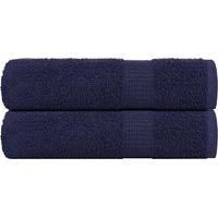 OEM Toallas De Ba&ntilde;o Frogn, Juego De 2, Azul Marino, 50 X 100 Cm, 360 G/m&sup2; - Crezuo