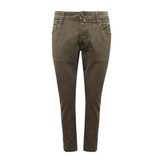 Jacob Cohen Slim-fit Jeans, male, Green, Size: W34 Nick Slim Trousers