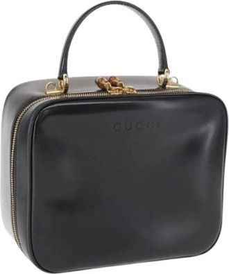 Gucci Pre-owned Handbags, female, Black, Size: ONE SIZE Pre-owned Vintage Handbag