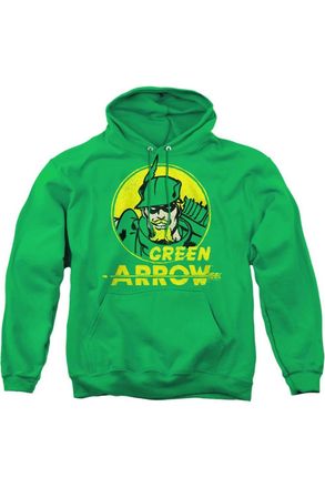 Gildan DC Comics Archer Circle Adult Pull Over Hoodie / Hooded Sweatshirt