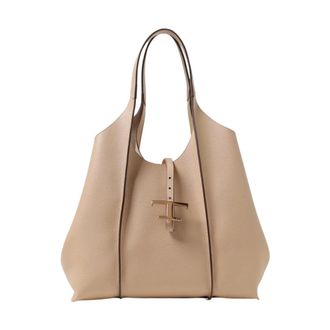 Tod's Dames, Tassen, Beige, Maat: ONE Size Leer