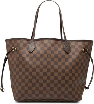 Louis Vuitton Borsa tote Neverfull MM in tela Damier Ebène 2009 - Marrone