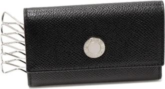 Bulgari Pre-owned Leather key-holders - Dames - Vintage Accessoires - Zwart - ONE Size - Vintage