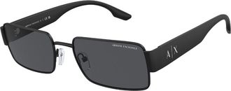 A|X Armani Exchange AX2052S 600087 Mens Sunglasses Black Size 57
